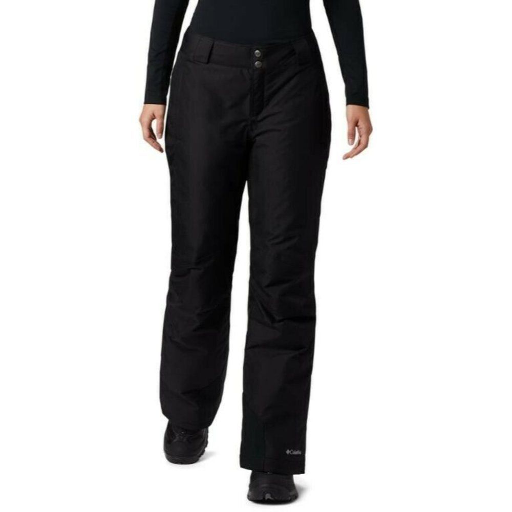Columbia Boys Black Bugaboo Omni Heat Waterproof Snowboarding Pants Size Medium